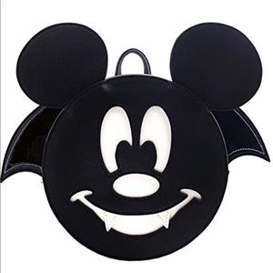 NWT Mickey Mouse Loungefly Bat Back GLOW IN THE DARK
